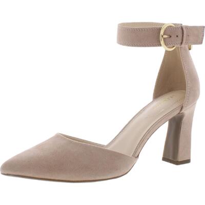 

Женские модельные туфли из искусственной замши Liz Claiborne Houston с острым носком BHFO 6932, Nougat, Houston