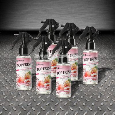 ОСВЕЖИТЕЛЬ ВОЗДУХА X6 TREEFROG WHITE PEACH ОБЪЕМОМ 3 УНЦИИ В БУТЫЛКЕ С РАСПЫЛИТЕЛЕМ ДЛЯ АВТОМОБИЛЯ/ОФИСА/ВАННОЙ