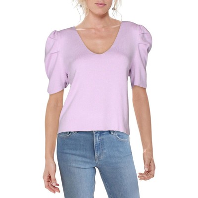 

Женская фиолетовая футболка с v-образным вырезом John + Jenn  BHFO 7055, Lilac