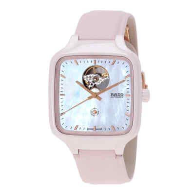 Pre-owned Rado True Square X Ash Barty Limited Edition Automatic White Mop Dial Ladies