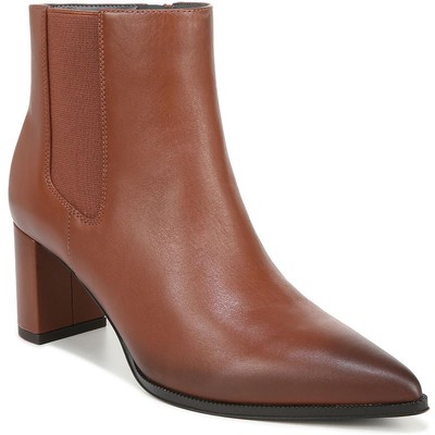 Женские кожаные ботильоны Franco Sarto Demmi коричневого цвета, размер 10, средний (B,M), BHFO 7095