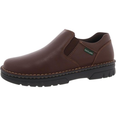 Eastland Mens Newport  Brown Leather Loafers Shoes 10 Medium (D) BHFO 2268
