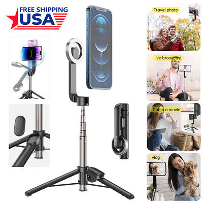 TELESIN Magnetic Selfie Stick Tripod with Remote Magsafe for iPhone 14 13 12 Pro
