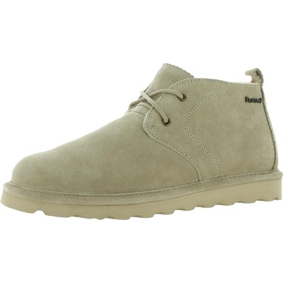 Bearpaw Womens Skye Beige Suede Chukka Boots Shoes 11 Medium (B,M) BHFO 3302