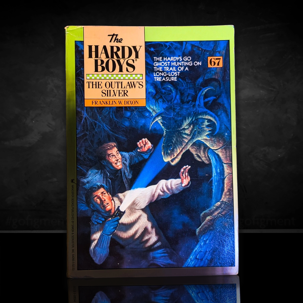 67 The Outlaw's Silver Hardy Boys Paperback Book 1981 (Sq-Peach)