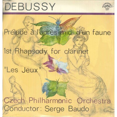 Debussy LP Vinyl Prelude A L  Apres Midi D Un Faune, Rhapsody For Clarinet/