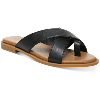 Giani Bernini Womens CarolynP Black Slide Sandals Shoes 8 Medium (B,M) BHFO 0817