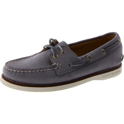 Женские серые мокасины Sperry на шнуровке без застежки с мокасинным носком 6 Medium (B,M) BHFO 7245