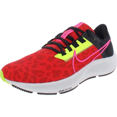 

Nike Womens Red Fitness Workout Running Shoes Sneakers 10 Medium (B,M) BHFO 4831, Red/black/safety yellow
