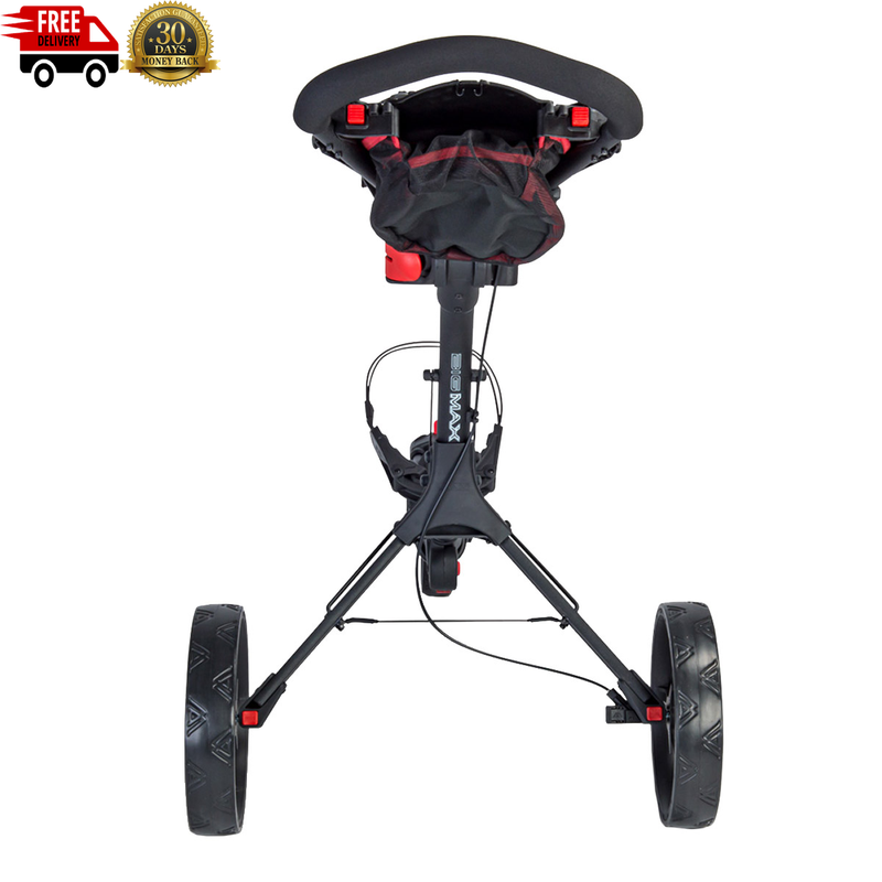 Big Max IQ 360 Golf Push Cart, Front Wheel Turns 360&deg;, Golf Accessories FREESHIP