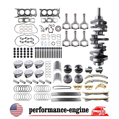 G6DH 3.3L Engine Rebuild Overhaul Kit - Crankshaft Rods Timing For HYUNDAI KIA