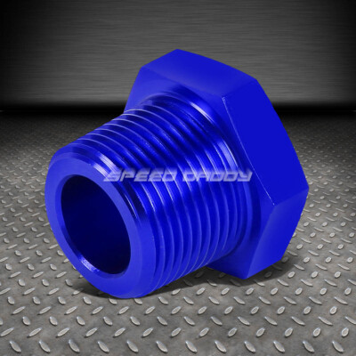 СИНИЙ ПЕРЕХОДНИК ДЛЯ ТРУБНОЙ ВТУЛКИ NPT ОТ 3/4 МУЖЧИНЫ ДО 1/2 ЖЕНЩИНЫ, ПЕРЕХОДНИК ДЛЯ ГАЗА/МАСЛА