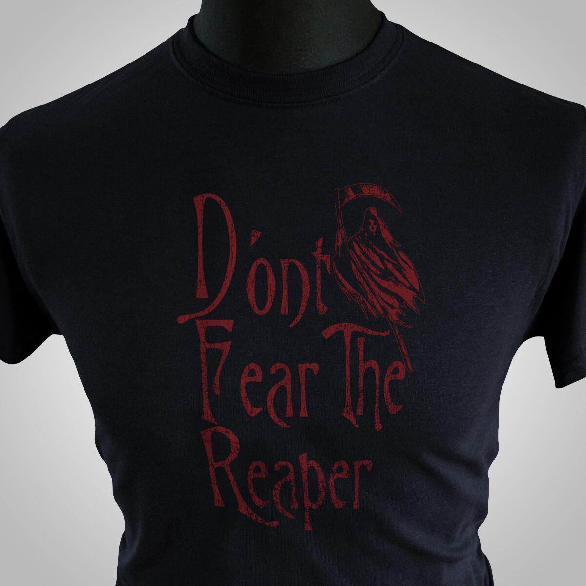 Don T Fear The Reaper T Shirt Blue Oyster Cult Tribute Unofficial Rock Band Blk Ebay