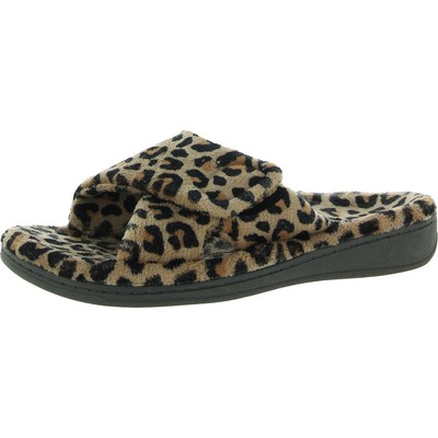 

Женские шлепанцы на танкетке Vionic Relax, бежевые, обувь 10, средний (B,M) BHFO 6688, Leopard