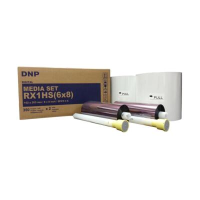DNP Print Media for DS-RX1HS Printer - 6x8 350 Prints Per Roll (700 Total)