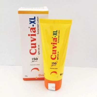 Cuvia XL Sunscreen Lotion SPF 50 UVA UVB Protection 50 Grams