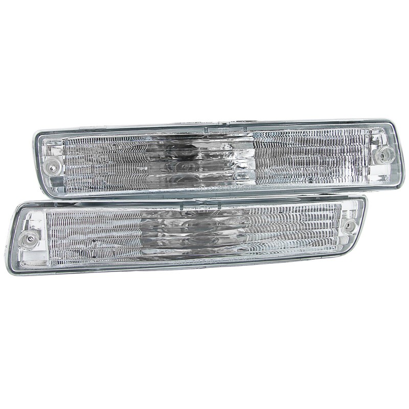 Clear Crystal Front Indicators Lights FJ80 Fit For Land Cruiser 80 Series