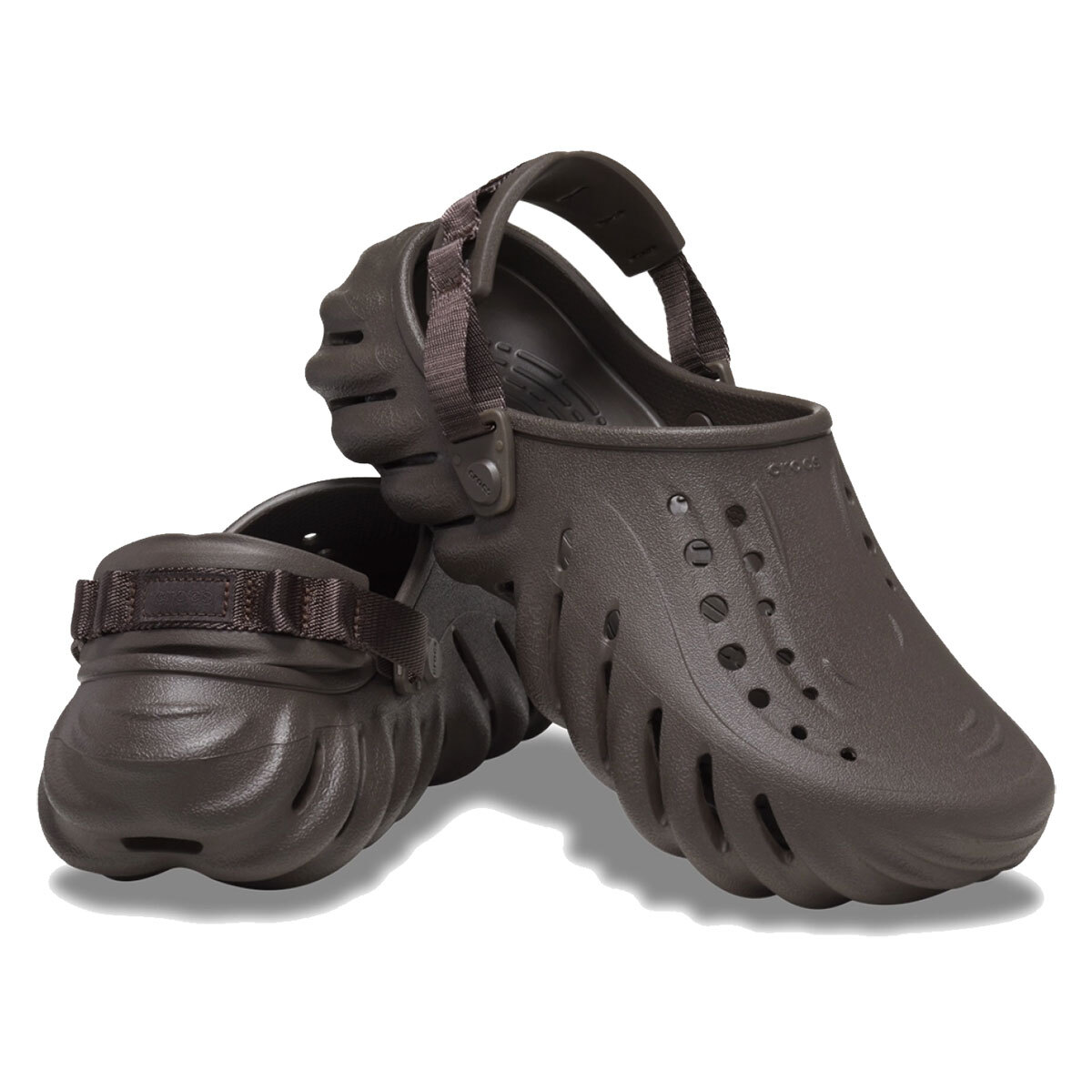 New Mens CROCS ECHO CLOG ESPREESO 207937-206 UNISEX CLOG US