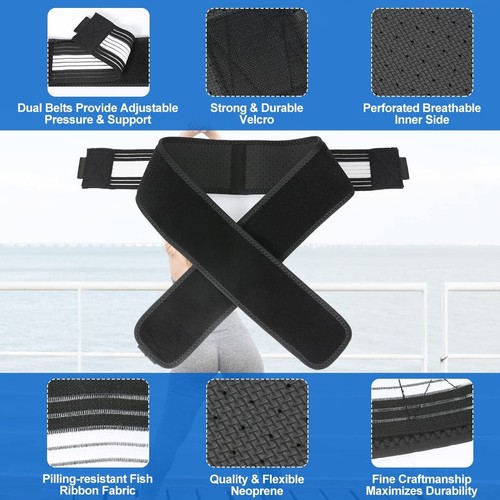 Sacroiliac SI Joint Hip Belt for Lower Back Support Brace Sciatica Pain Relief @