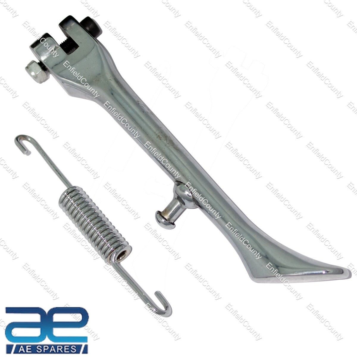 For Royal Enfield Classic 350cc 500cc Side Stand With Spring Steel Chrome 
