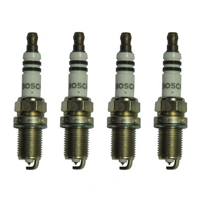 4 pc Bosch FR7DPP+ Platinum Spark Plugs for 3071 Ignition Wire Secondary qo