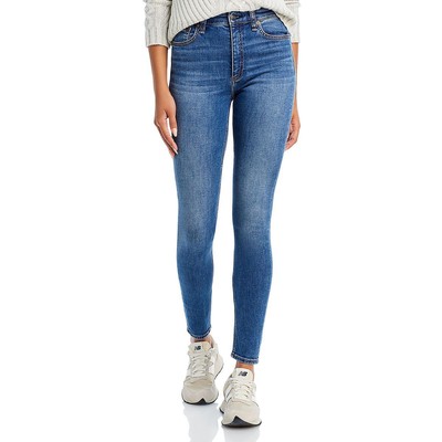 Женские джинсы-скинни Rag & Bone Nina Blue с высокой посадкой, стрейч-джинсы-скинни 26 BHFO 5262
