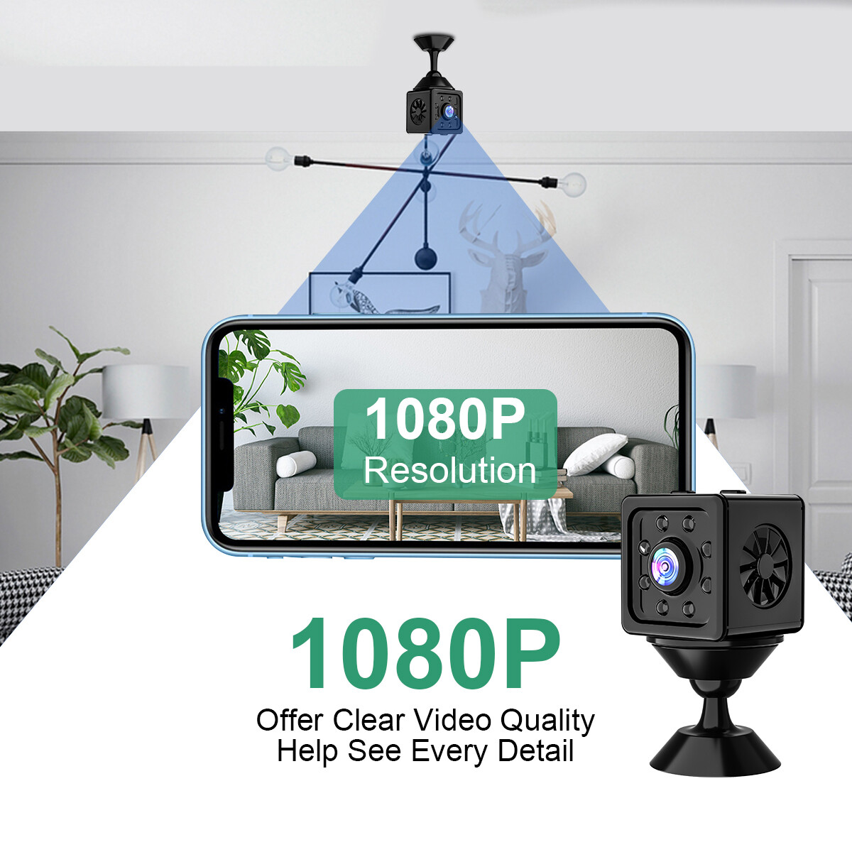 Smart Indoor Motion Detector Cam