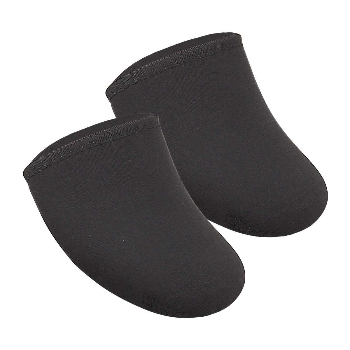 2 Pairs 3mm Neoprene Toe Warmers Black Feet Warmer Toe Covers Thermal Foot