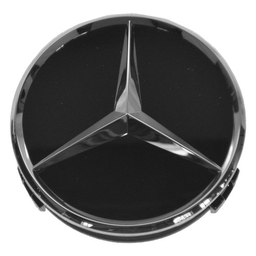 4 Adesivi Per Coprimozzo CERCHI MERCEDES BENZ AMG | Diametro 56mm E 65mm | Stemma Auto