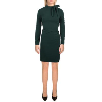 

Женское зеленое вязаное платье-футляр для коктейлей и вечеринок Calvin Klein  BHFO 6848, Malachite