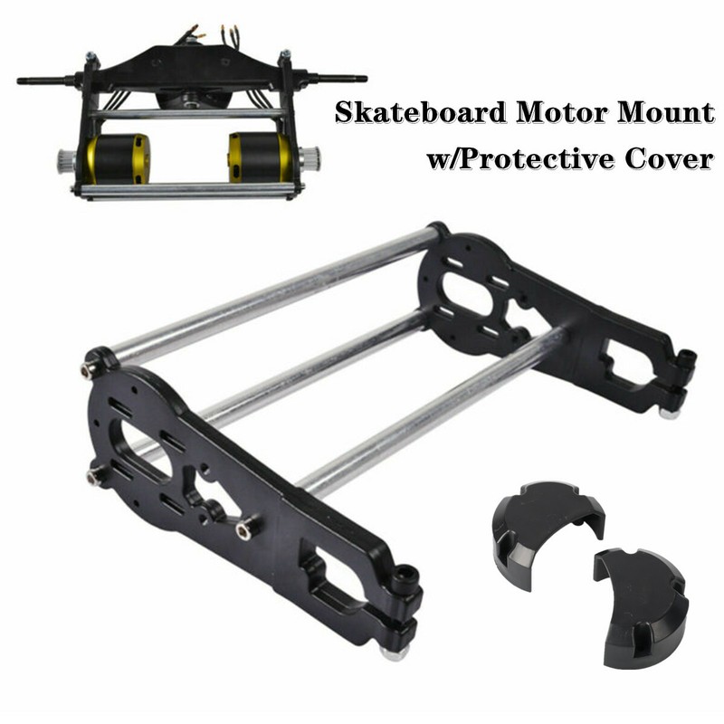 Electric Skateboard Motor Mount Truck Bracket Parts Repair Acce w/ Protect Cover