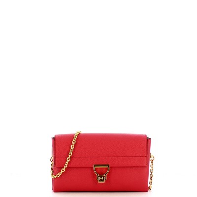 NEW Coccinelle - Clutch Arlettis Cranberry - MD5150301 - CRANBERRY AUTHENTIC NWT