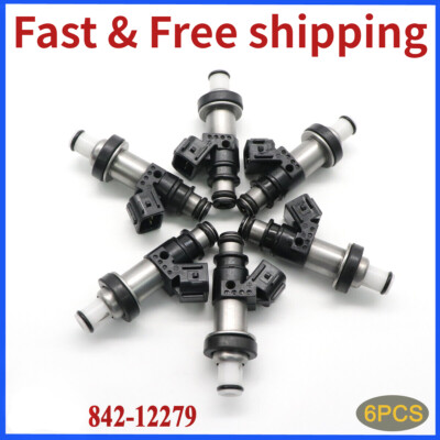 6x 842-12279 Fuel Injectors For 2001-2004 Honda Odyssey Pilot MDX CL TL 3.2L V6