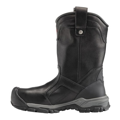 Pre-owned Avenger Men's 11" Ripsaw Alloy Toe Eh Pr Waterproof Wellington Work Boot Black -