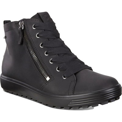 Женские кроссовки ECCO Soft 7 Tred Black Sneaker Boots Shoes 37 Medium (B,M) BHFO 7122