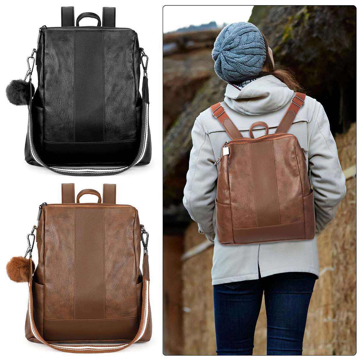 Shoulder Bag Laptop Office School Travel Handbag Large