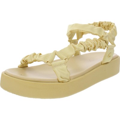 

Женские желтые сандалии на платформе Circus by Sam Edelman Harlene 8, средние (B,M) 8164, Light yellow