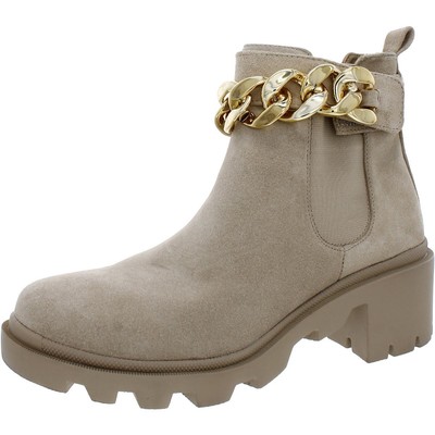 

Женские бежевые ботильоны Steve Madden Amulet 10, средние (B,M) BHFO 9085, Sand suede