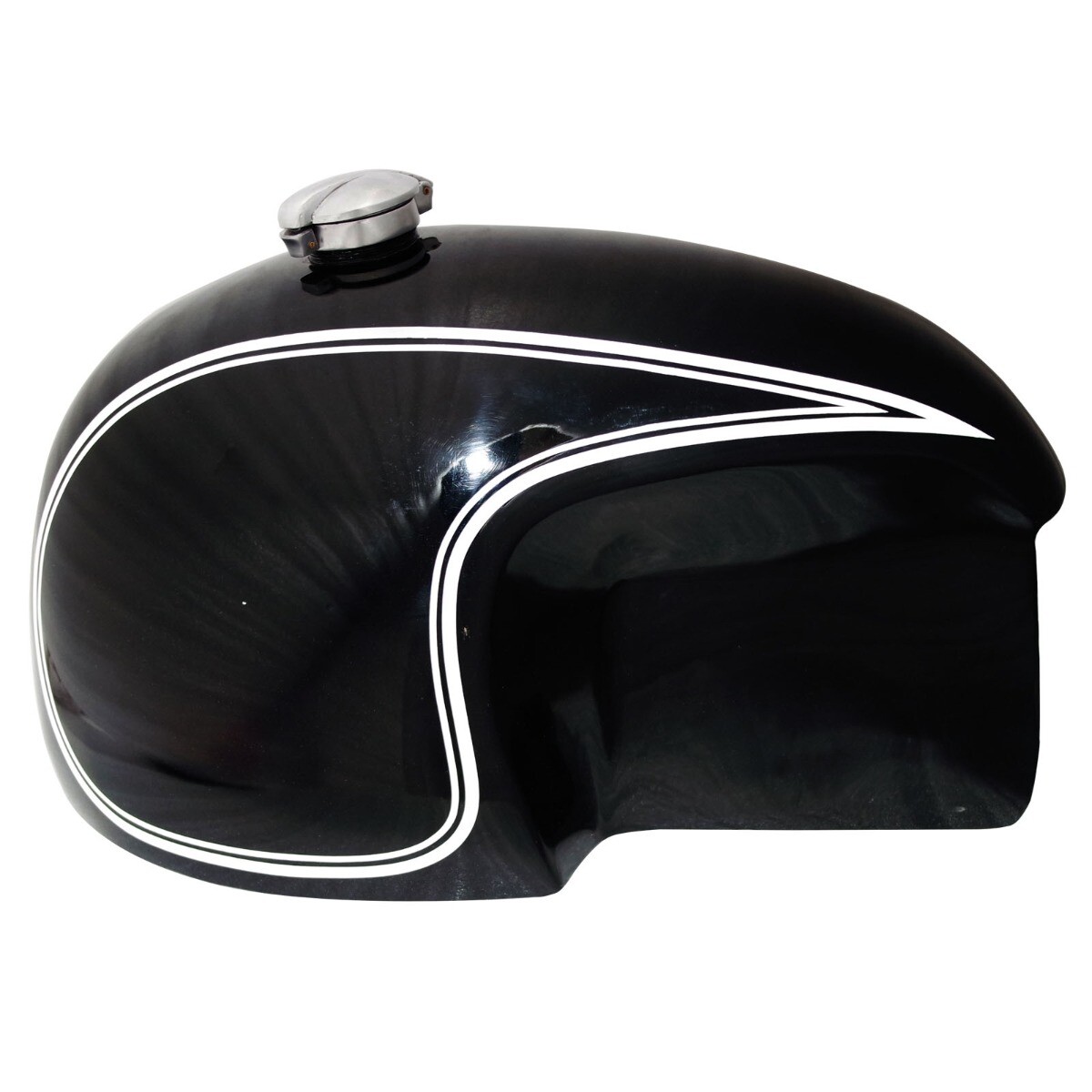 Fits BMW Hoske Heinrich Black Painted Fuel Petrol Tank With Cap 