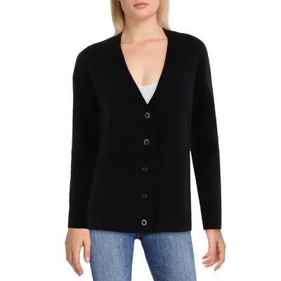 Private Label Womens Black Cashmere Jacket Cardigan Sweater Top XS BHFO 6000