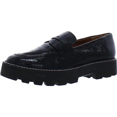 

Женские лоферы Franco Sarto Balin с черной подошвой с выступами 11, средний (B,M) BHFO 9446, Black faux patent