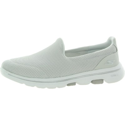 

Skechers Womens Go Walk 5 Серые слипоны 7.5 Medium (B,M) BHFO 7171, Light grey