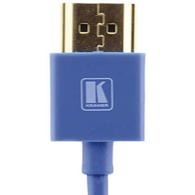 Высокоскоростной HDMI-кабель Kramer Electronics C-HM/HM/PICO с разъемом Ethernet, синий, 6