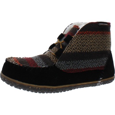 

Женские черные тапочки-сапожки Minnetonka Torrey 7, средние (B,M) BHFO 1707, Black multi