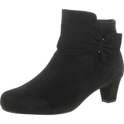 Женские симпатичные черные замшевые ботильоны David Tate Shoes 9 Medium (B,M) BHFO 2533