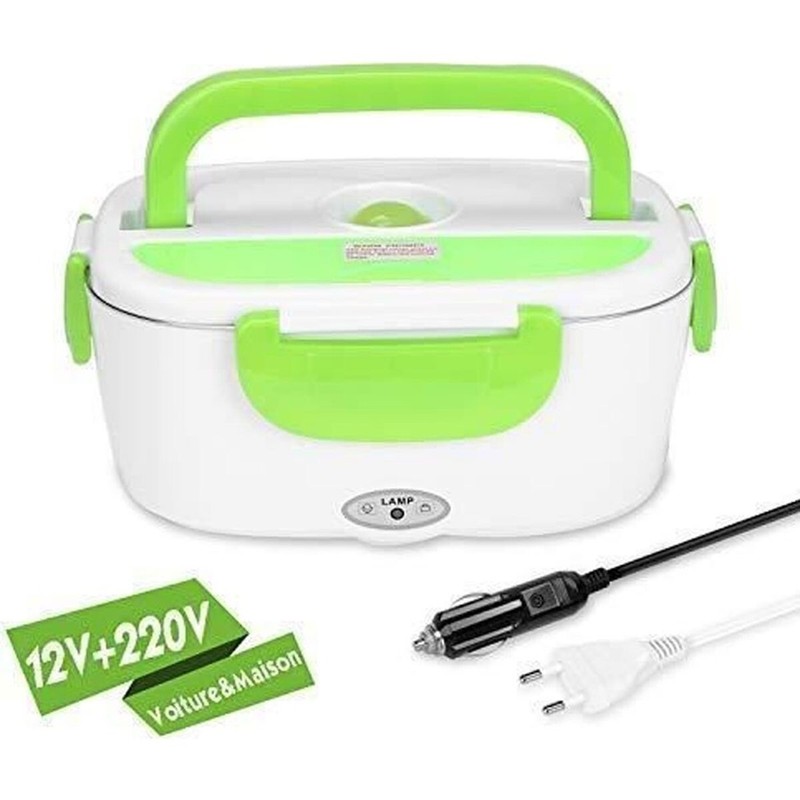 Lunch Box Chauffante ÃLectrique BoÃ®Te Repas En Acier Inoxydable Voiture Maison