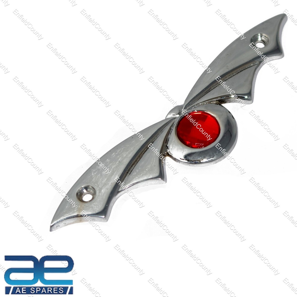 Morris Winged Boot Badge Chrome Plated Emblem Plastic Made 