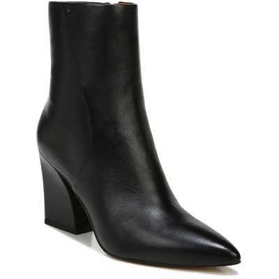 Женские ботильоны Franco Sarto Vesi из черной кожи, размер 11, средний (B, M), BHFO 7959