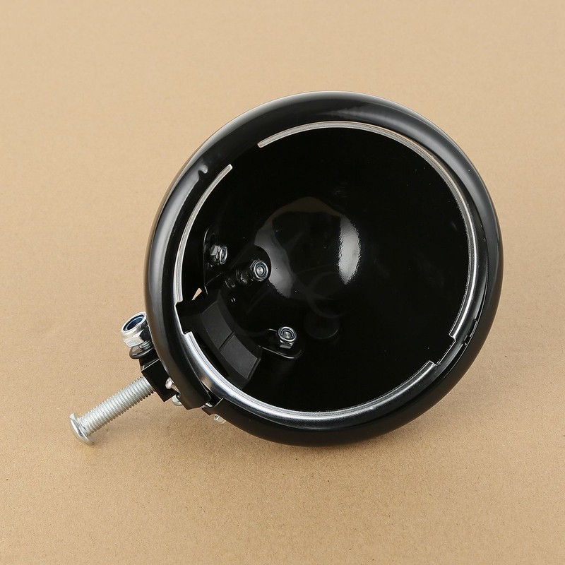 5.75" 5 3/4" Headlight Lamp Housing W/mounting Block Fit For Harley Dyna FXDF eBay