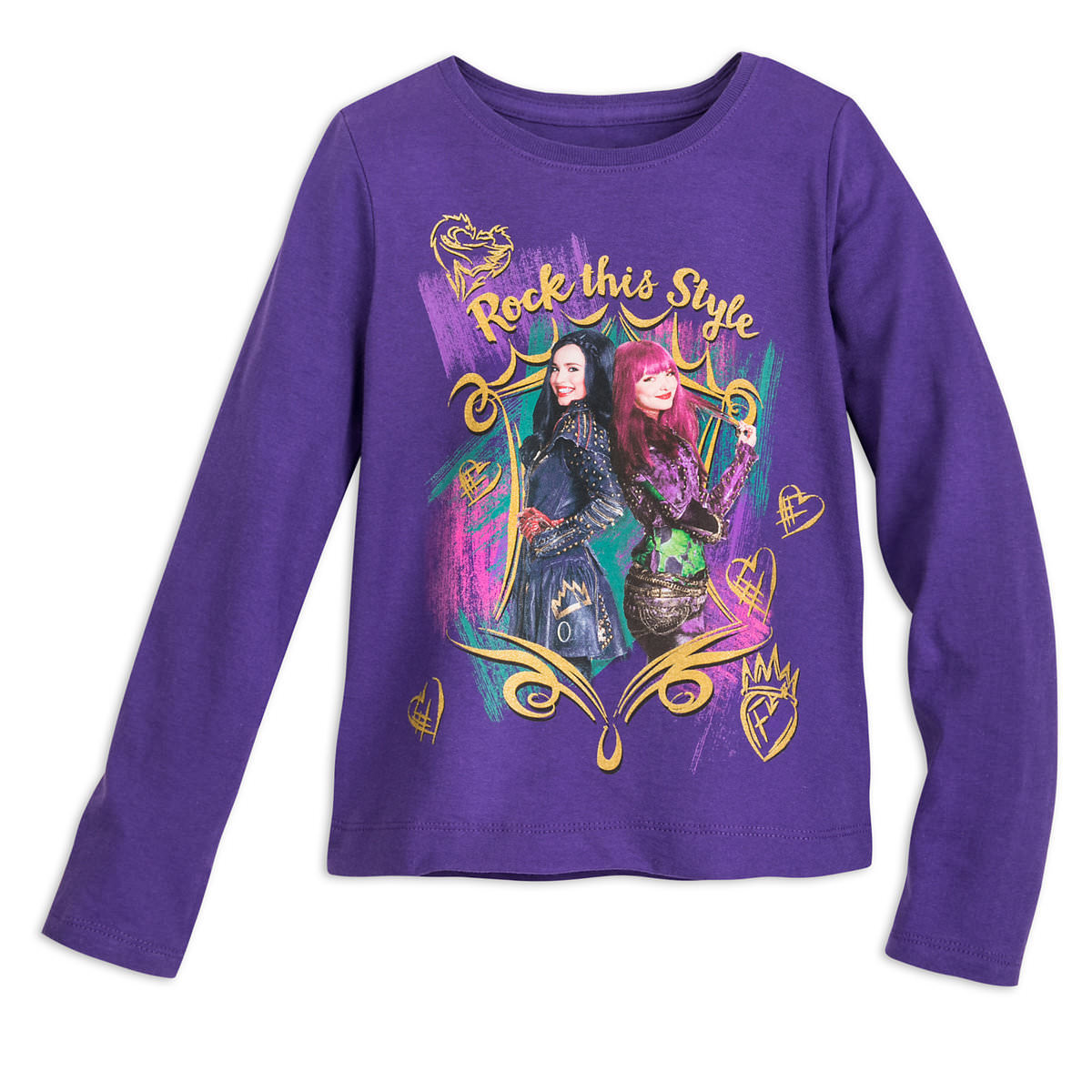 Descendants Tシャツ NWT Disney store Descendants Tee Shirt Top Girls 5/6,Long